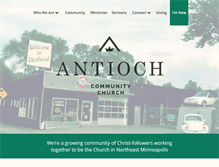 Tablet Screenshot of antiochcommunity.org
